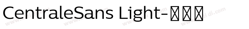 CentraleSans Light字体转换